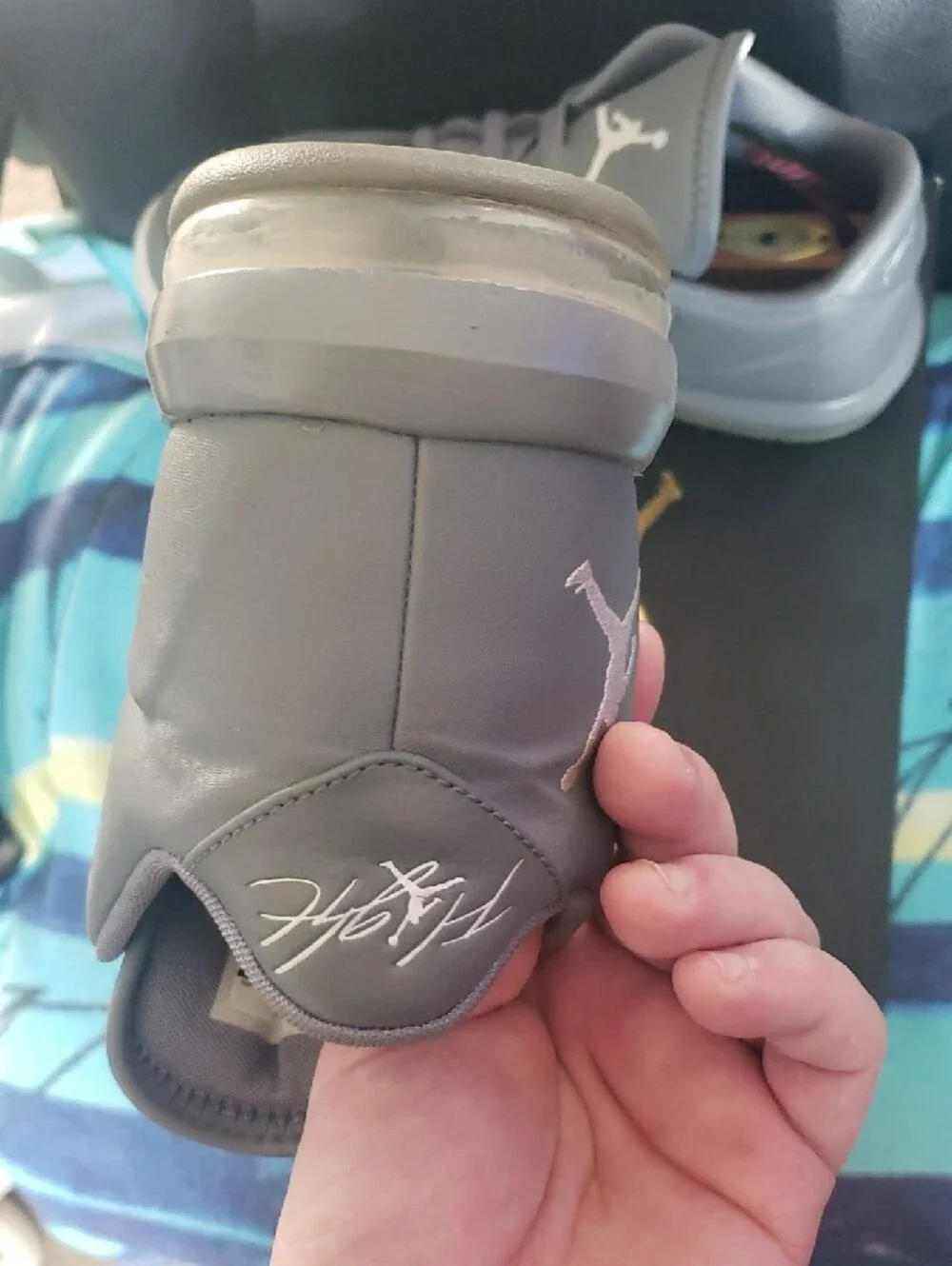 Jordan Flight Origin 3 Cool Grey White Black Box Label - Size 11